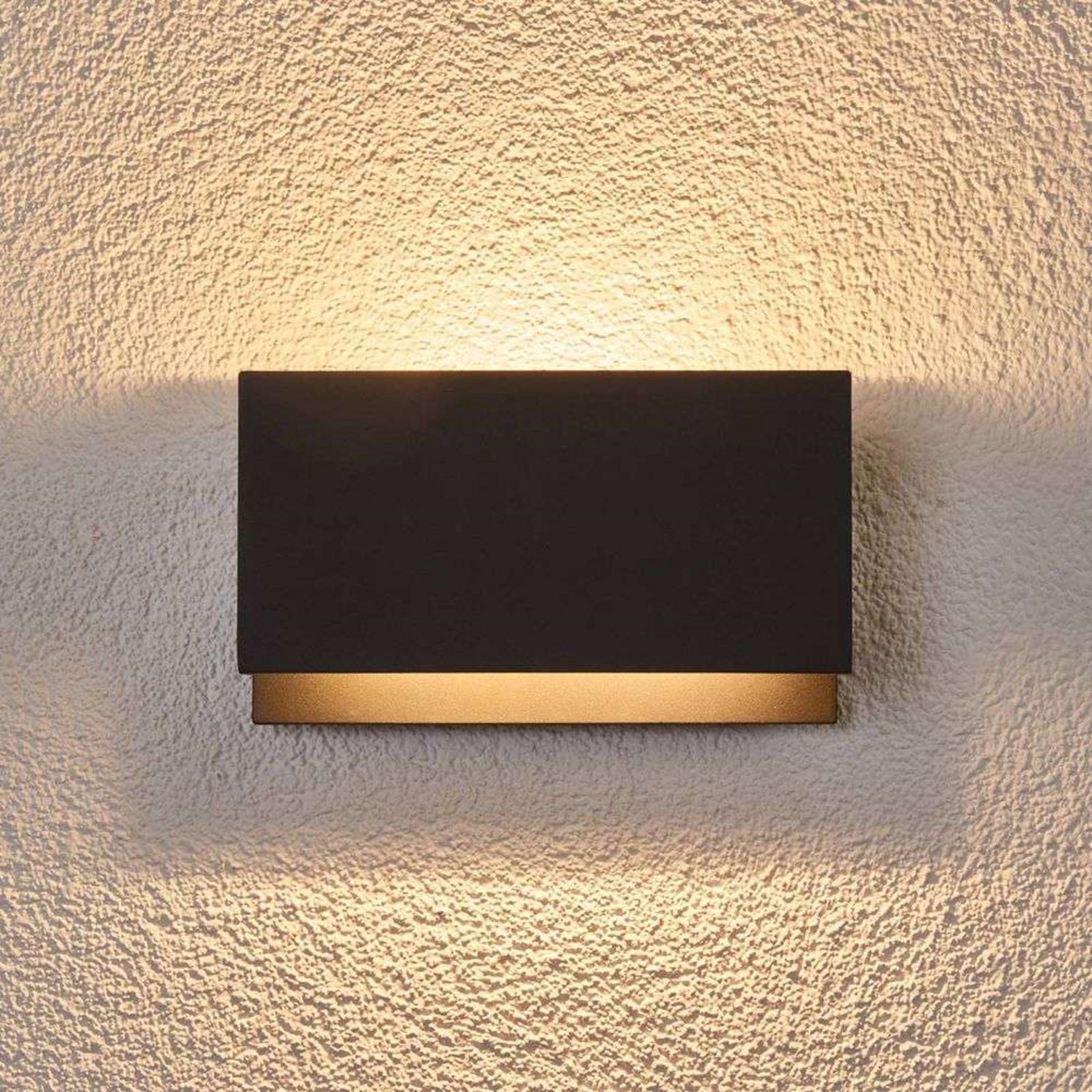 Meja Outdoor Wall Lamp IP54 Graphite - Lucande