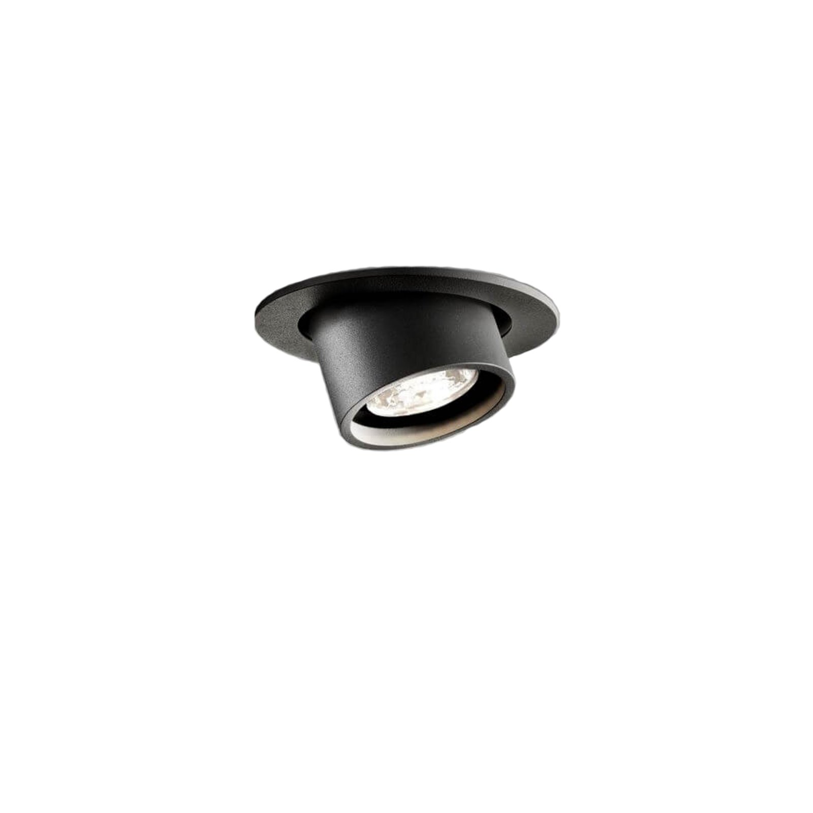 Angle Downlight Spot da Incasso 6W 3000K Nero - LIGHT-POINT