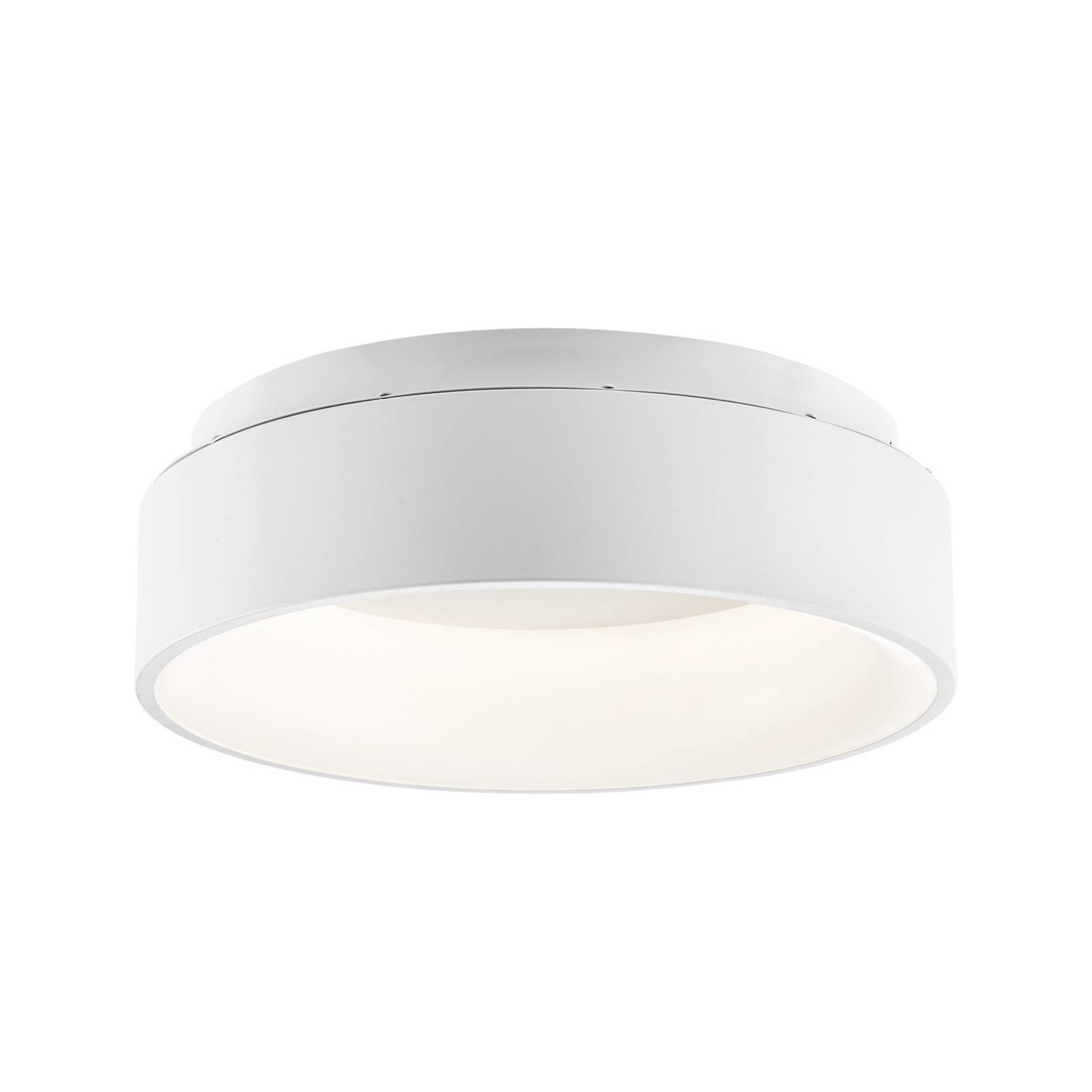LED-Deckenlampe Noah, weiß, Ø 45 cm, Metall, CCT günstig online kaufen
