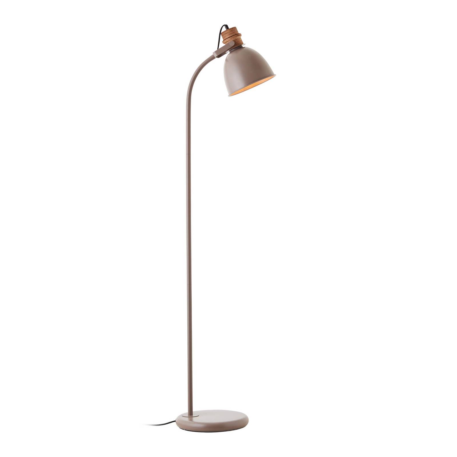 Lampadaire Erena tête inclinable taupe