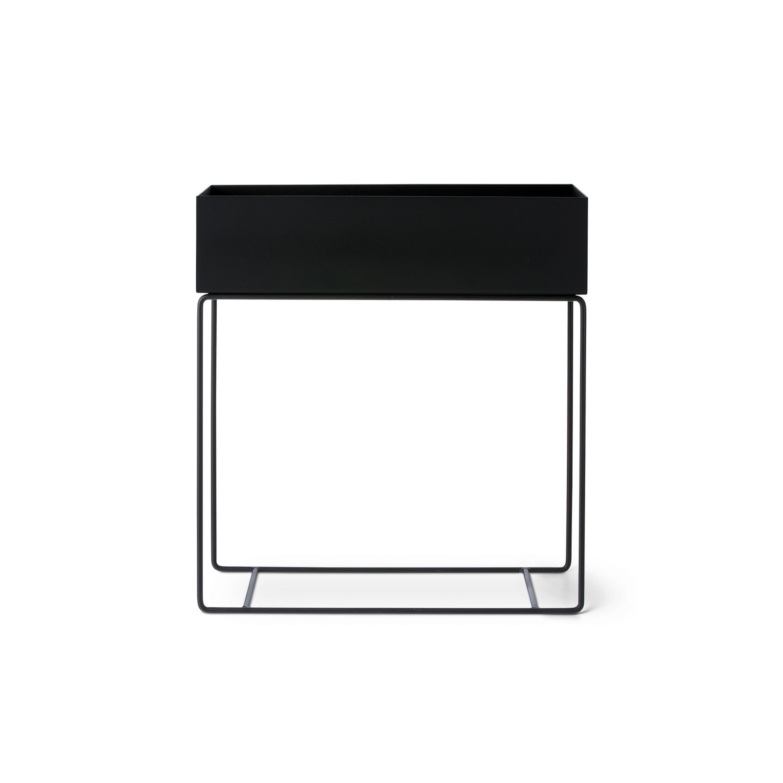 ferm LIVING Plant Box, black, 60 x 25 x 65 cm, steel