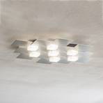 GROSSMANN Creo LED ceiling light, 7-bulb.