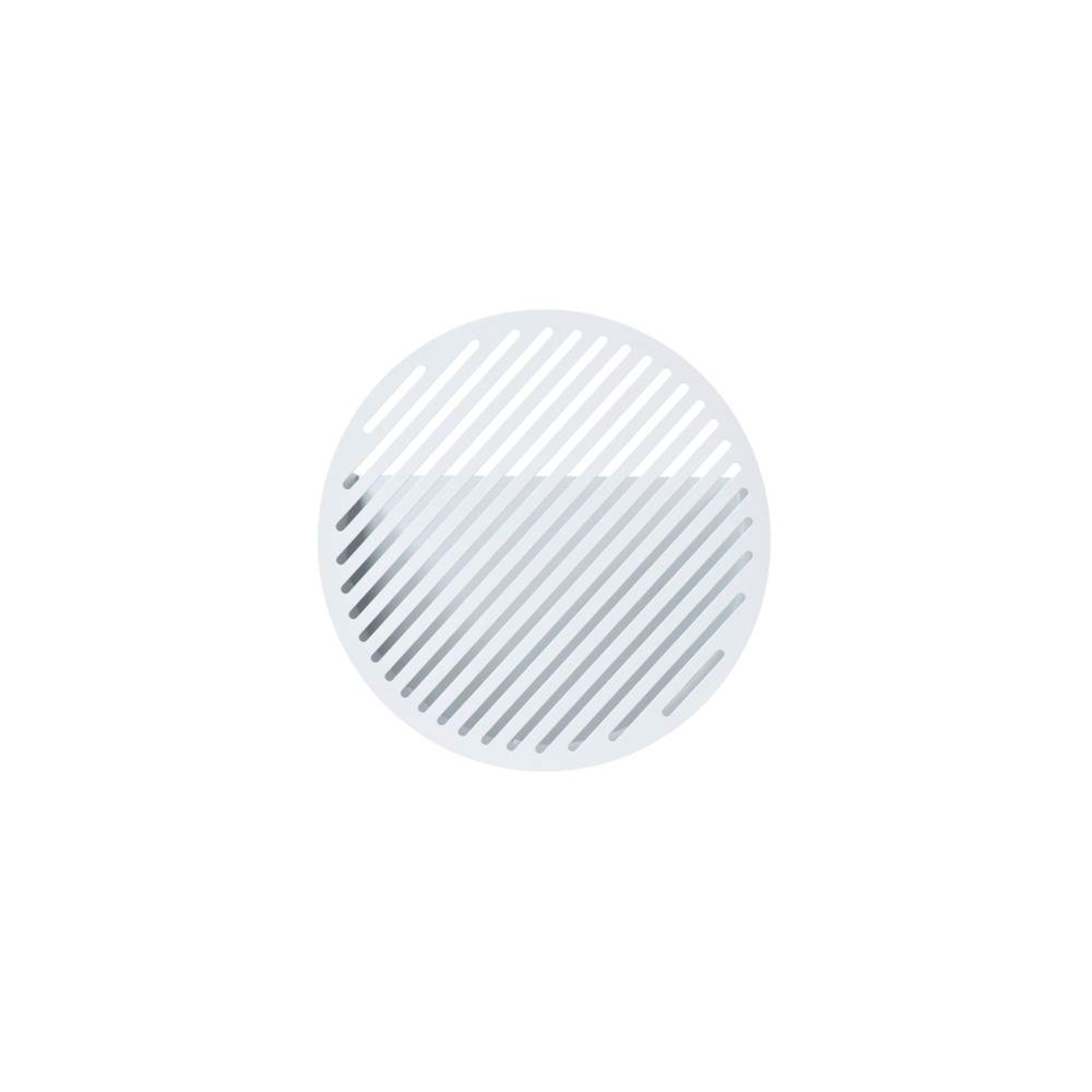 Diagonal Wall Basket Medium Candycotton White - Swedish Ninja