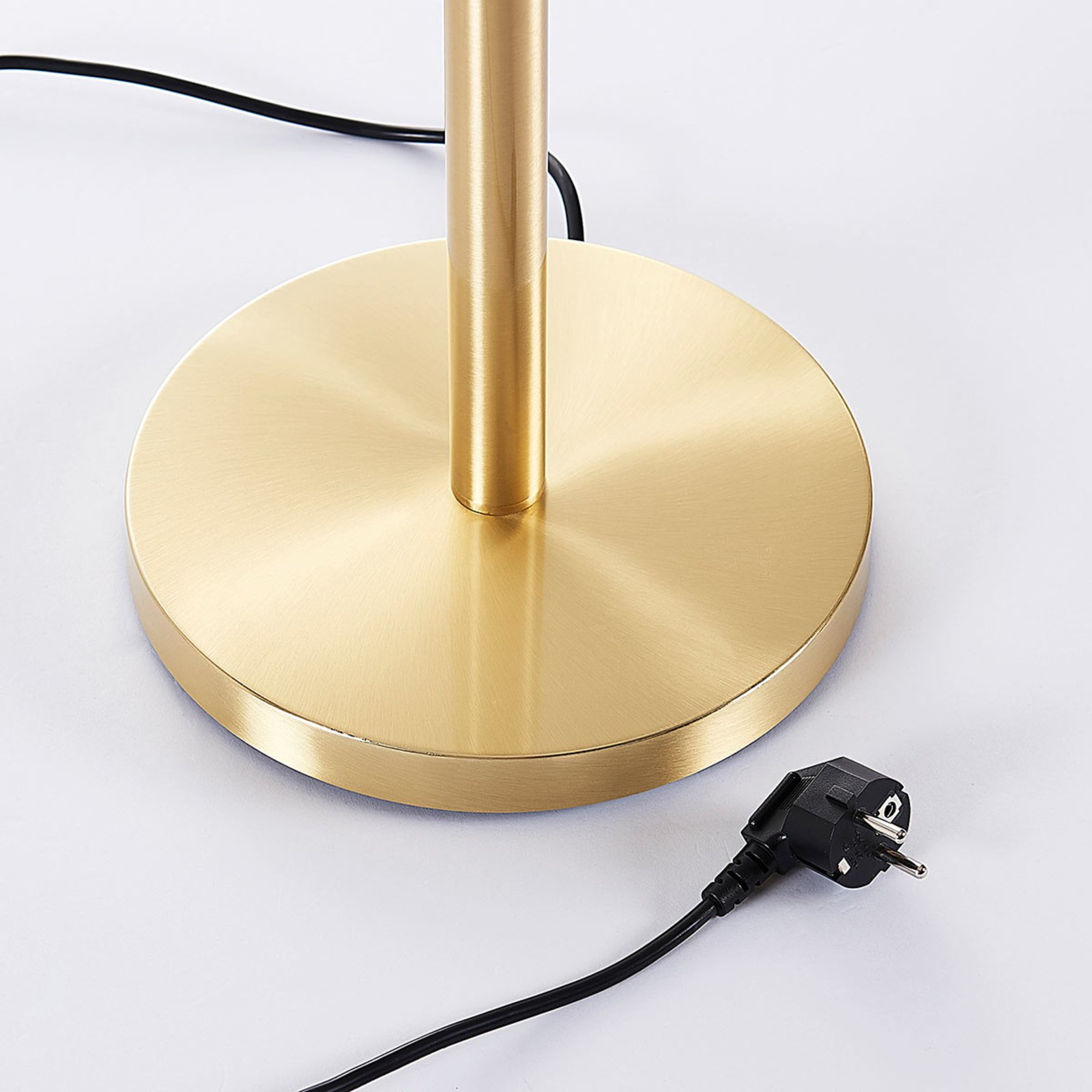 Ignacia Floor Lamp Brass/Opal - Lindby