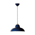Original 1227 Midi Wide Brass Taklampa Ink Blue - Anglepoise