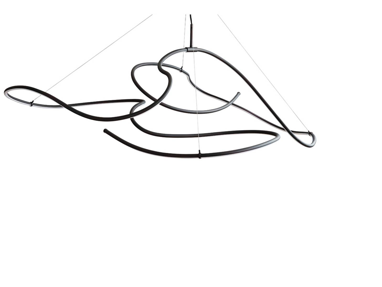 Ghost LED-Hängeleuchte, 155 cm, schwarz - 101 Copenhagen