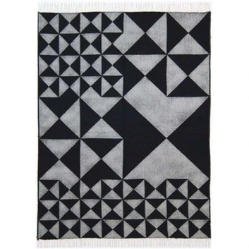 Mirror Plaid 130x198 Black - Verpan