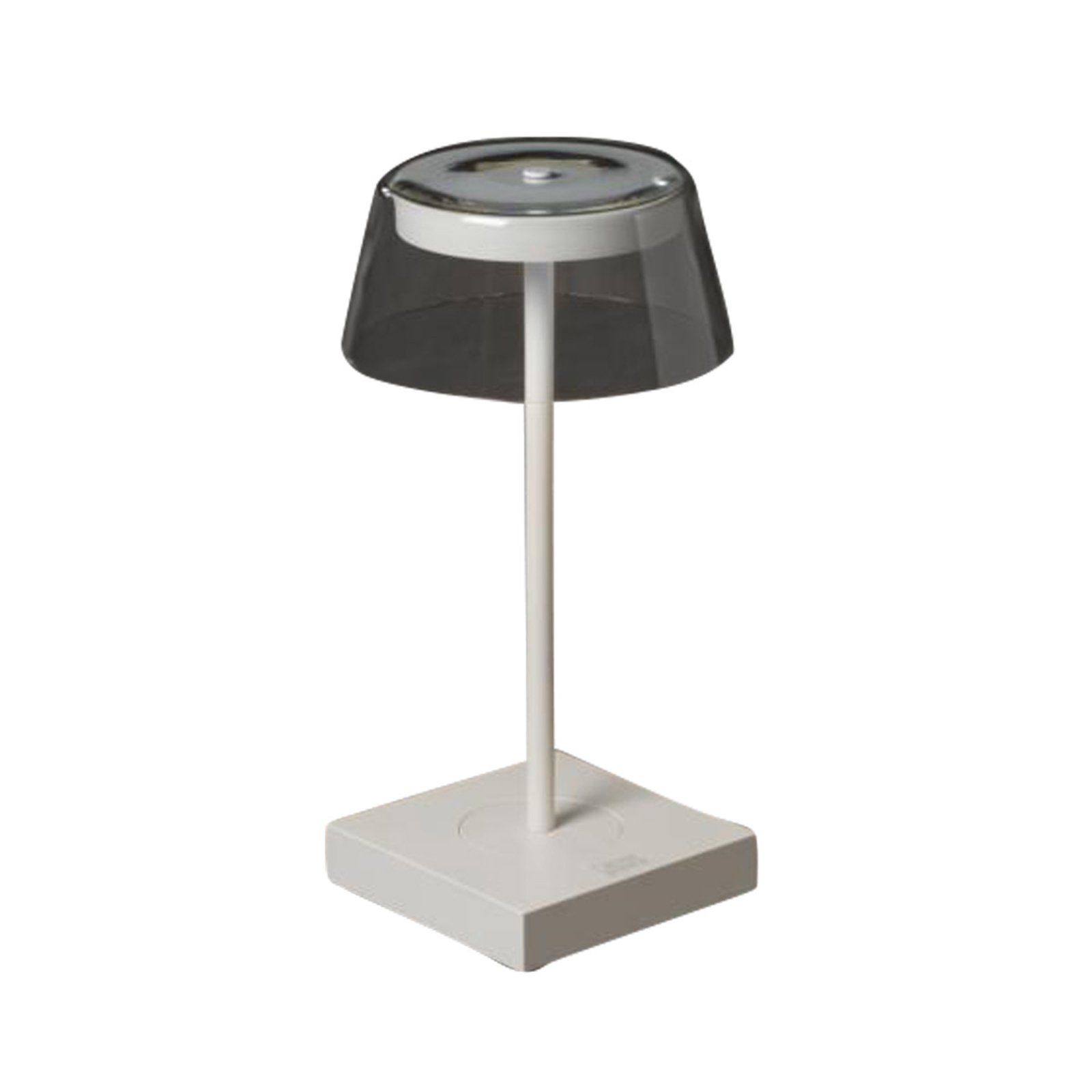 Lámpara de mesa LED Scilla con USB, blanco