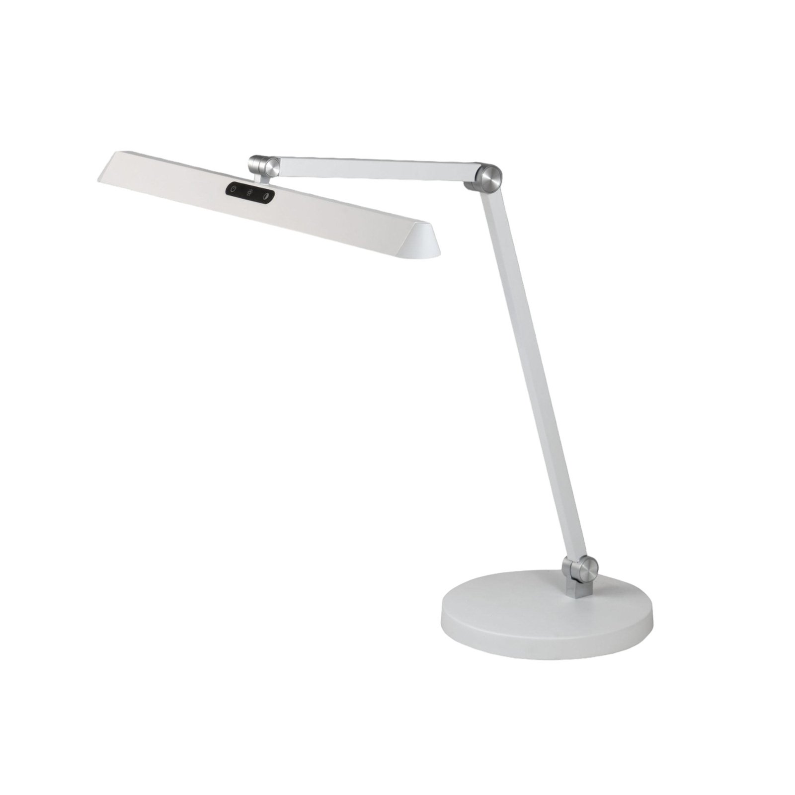 LED galda lampa Beba, balta, CCT, regulējama, aptumšojama