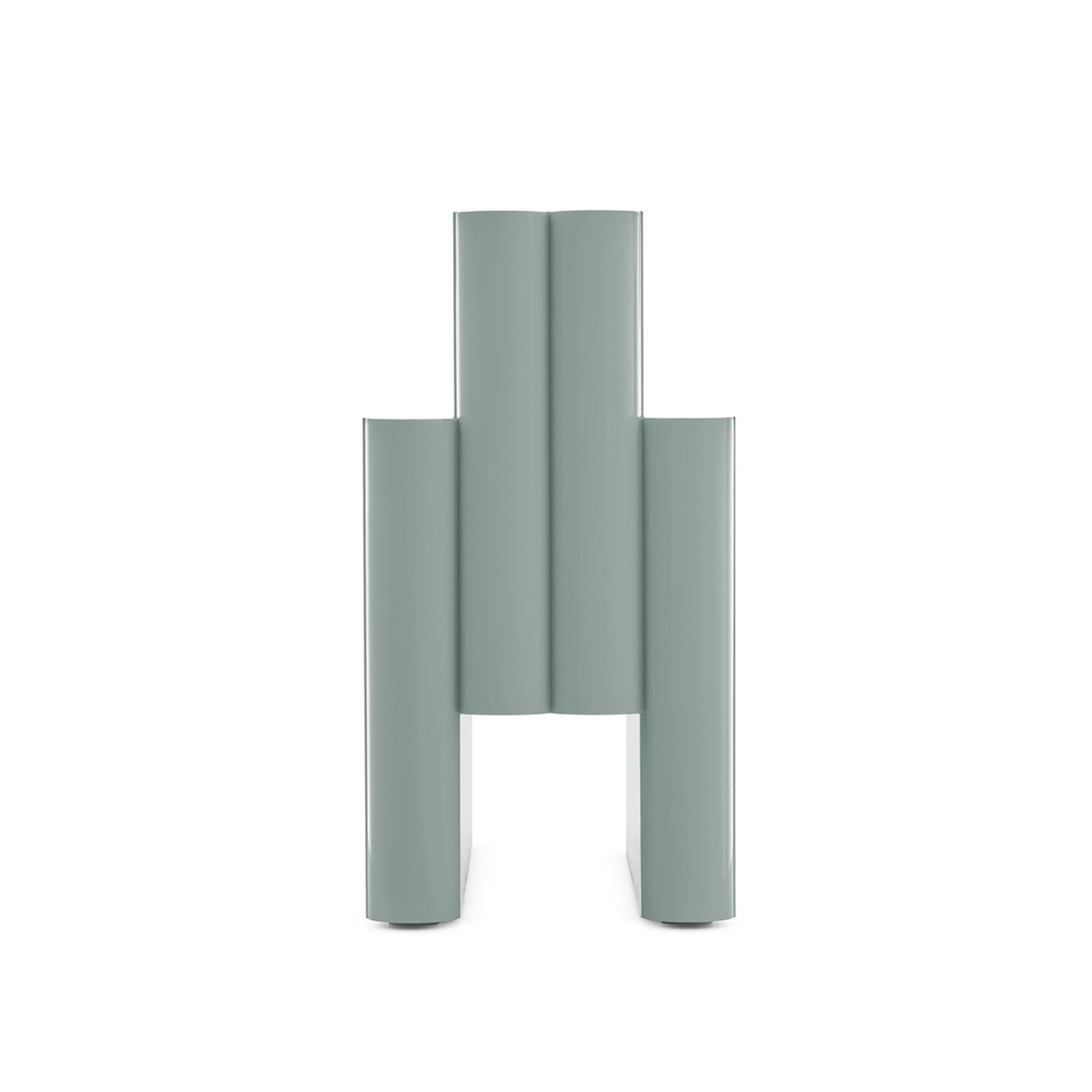 Magazine rack, green, length 40 cm, height 35 cm - Kartell