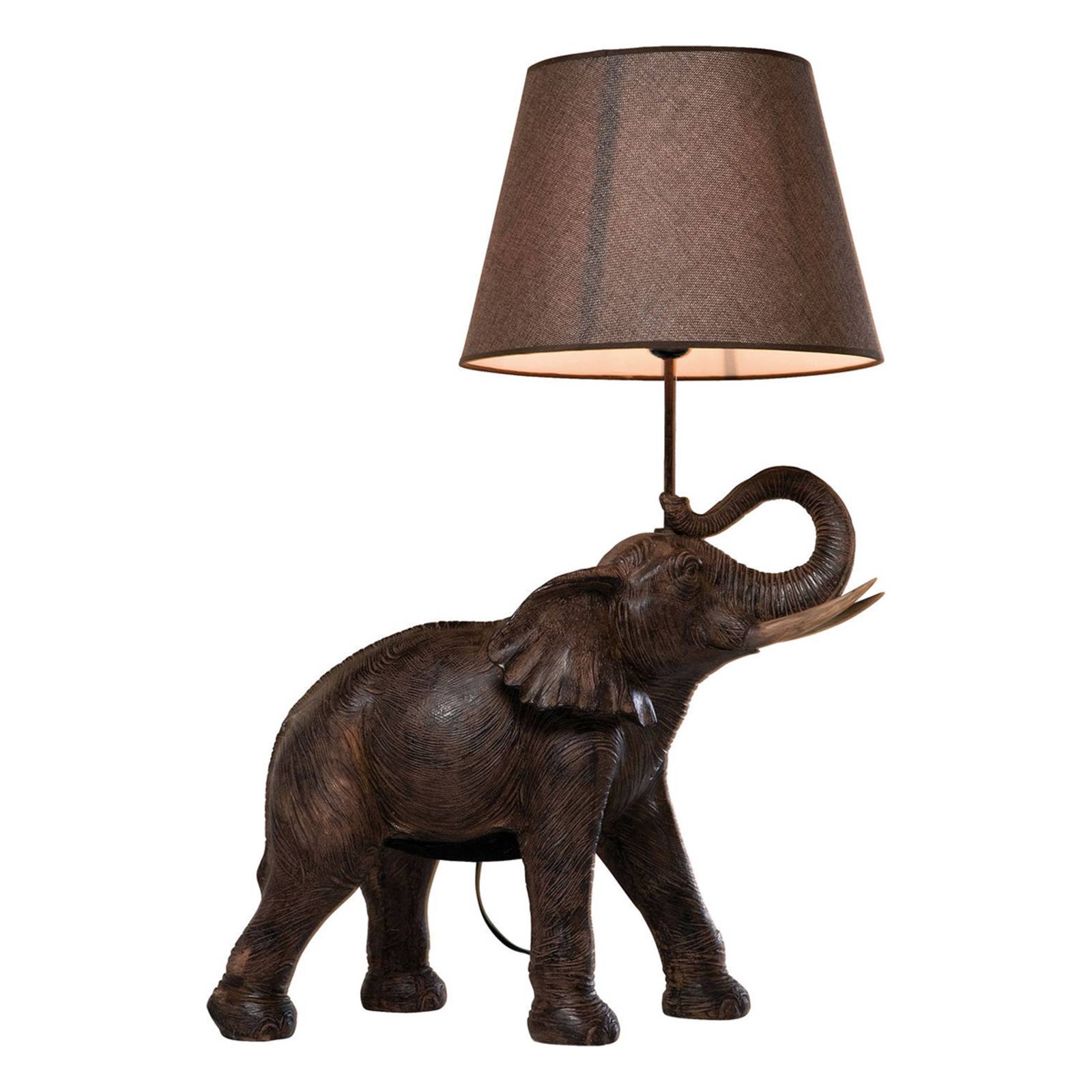 Kare Elephant Safari table lamp - Living / Dining Room - Floor Lamp - Modern - Brown