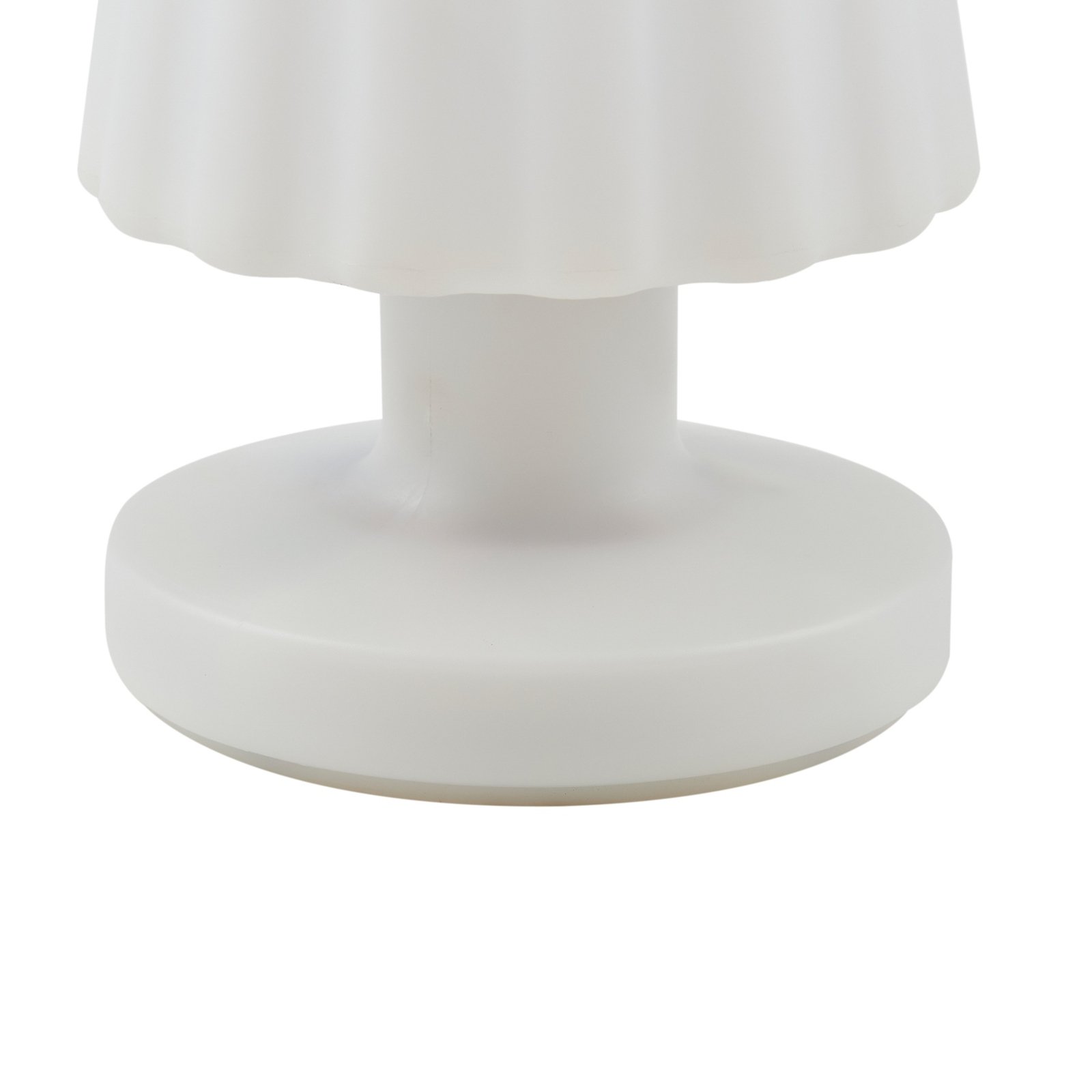 Lindby Lampada da tavolo LED Jovem, bianco, plastica, RGB