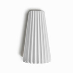S WHITE UALA Wandleuchte, Porzellan, Höhe 26 cm, E14 - Serax