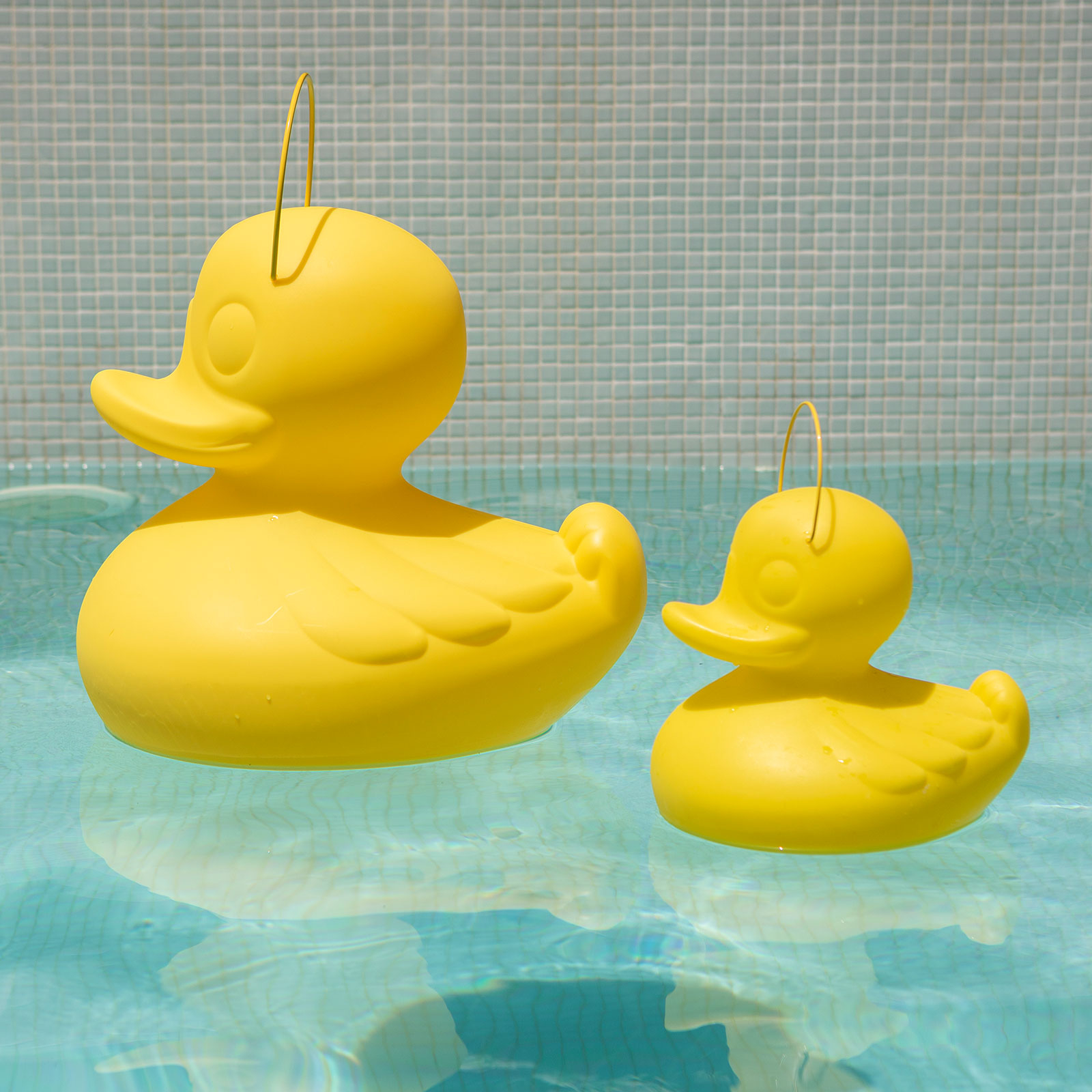 LED designlamp DUCK-DUCK XL voor buiten in geel