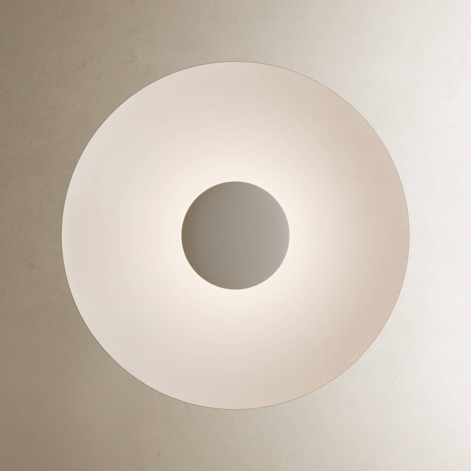 Karman Lampa sufitowa LED BLANCO, Ø 60 cm, biała, metal