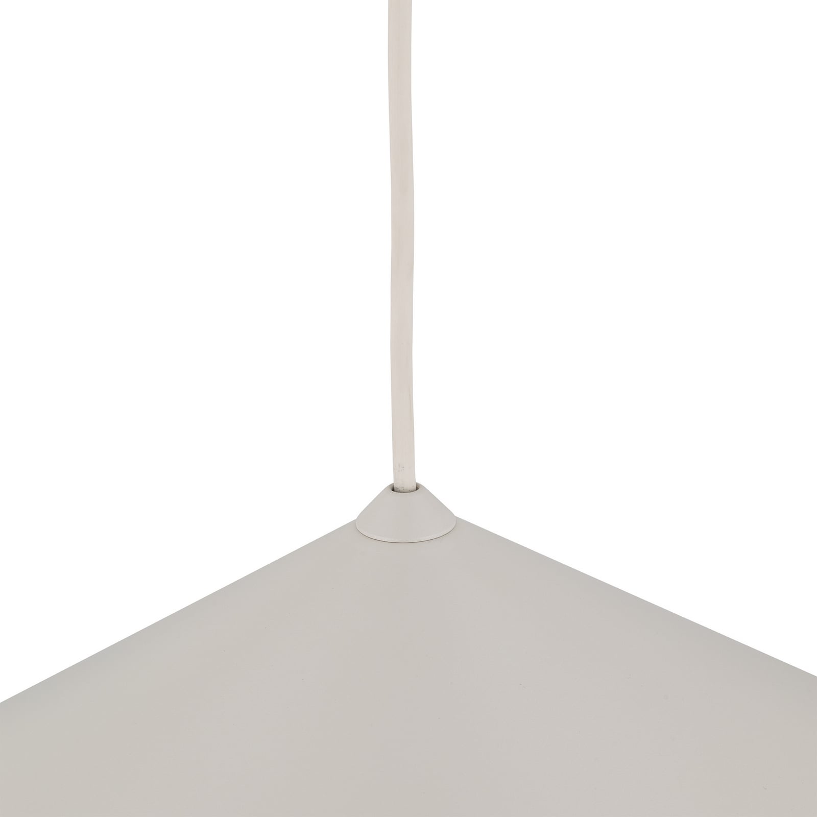 Suspension Lume L, gris-beige, métal, Ø 40 cm, GX53