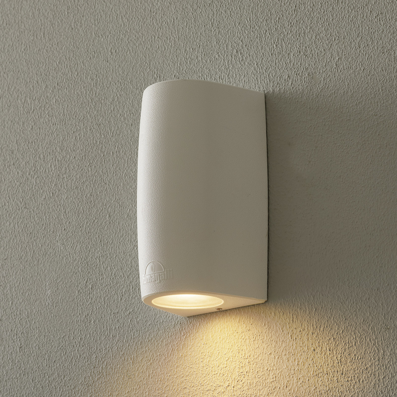 Marta-seinälamppu 9,2 cm 1-lamp. valkoinen/frosted