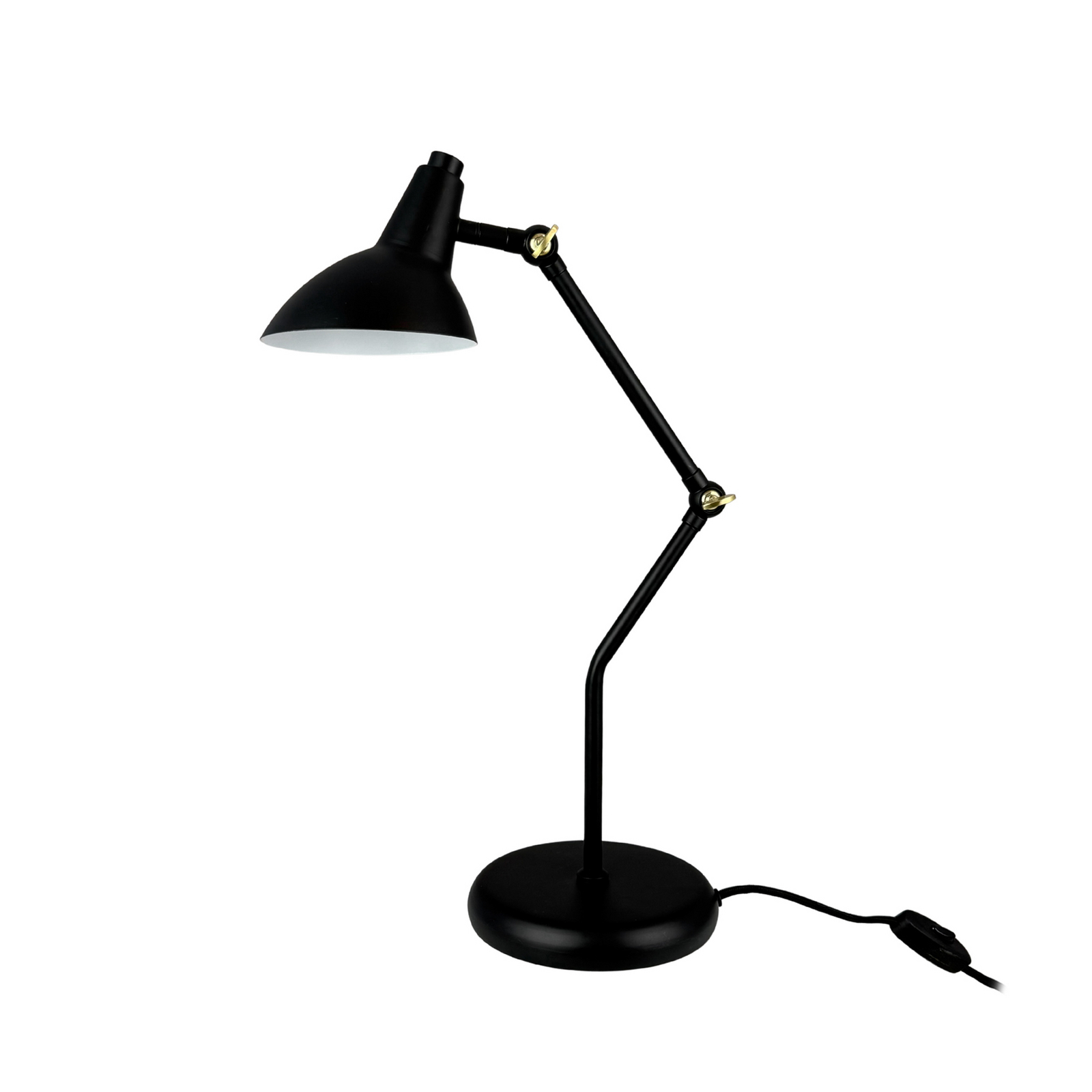 Dyberg Larsen stalo lempa Vela, juoda, aukštis 45 cm Dyberg Larsen stalo lempa Vela, juoda, aukštis 45 cm