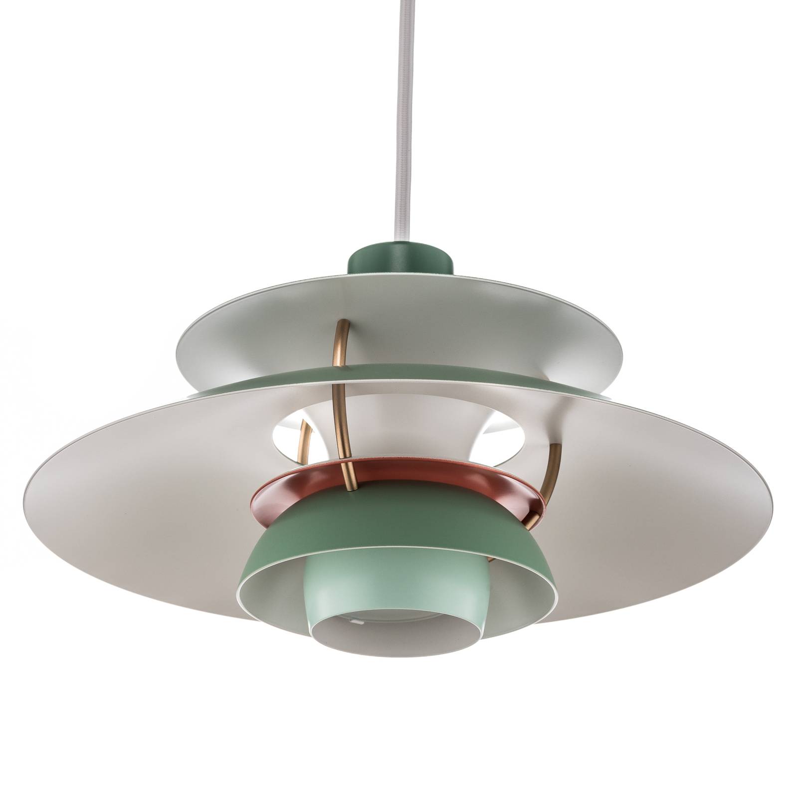 Louis Poulsen PH 5 Mini – lampa wisząca, zielona