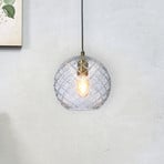 It's about RoMi Piekaramā lampa Venice, lodveida, caurspīdīga, stikla, E27