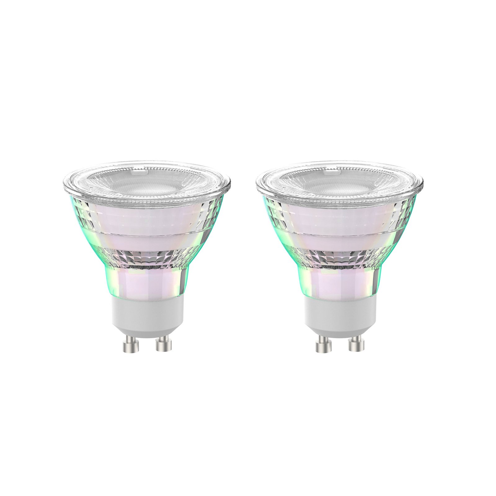 Arcchio LED bulb GU10 2.5W 4000K 450lm glass set of 2