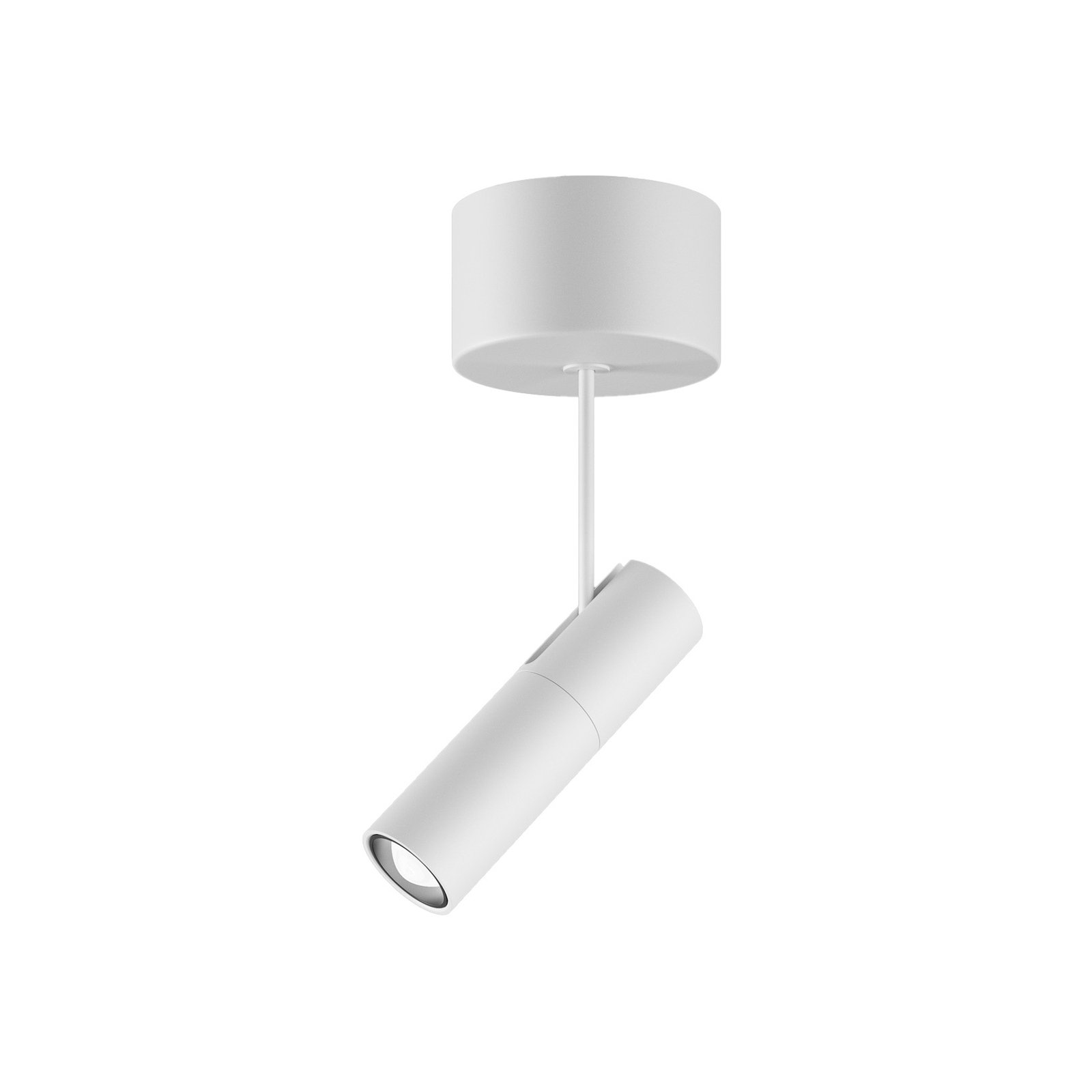 Faretto da soffitto Zooom XL T 2.700 K bianco alluminio dimmerabile