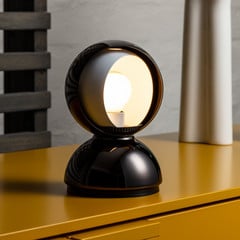 Artemide Eclisse -pöytälamppu, kiiltävä musta