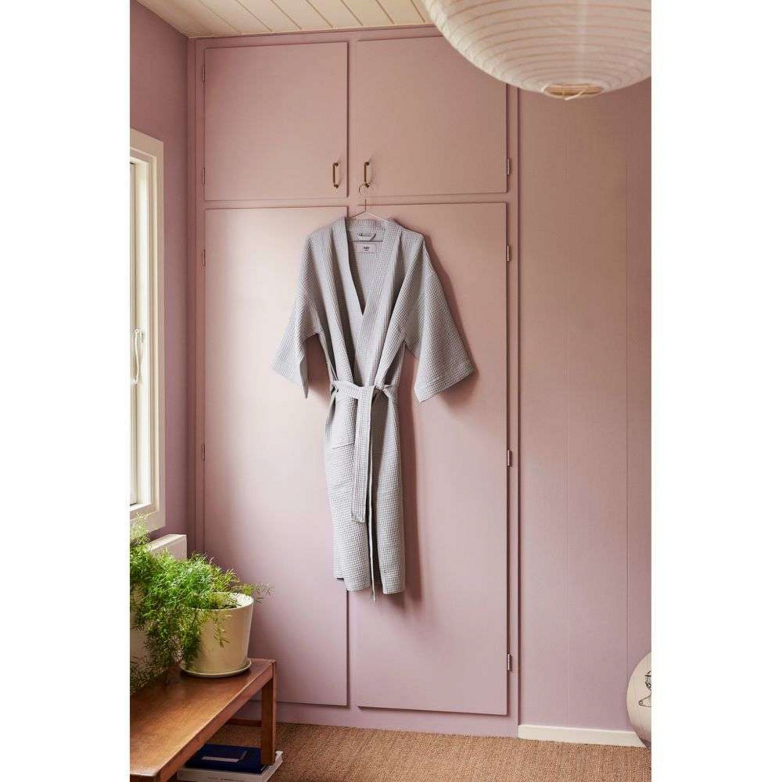 Waffle Bathrobe Grey - HAY