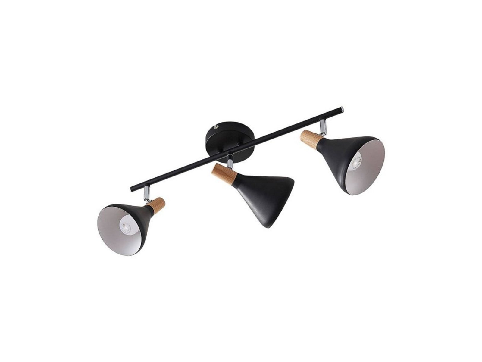 Arina 3 Ceiling Lamp Black - Lindby