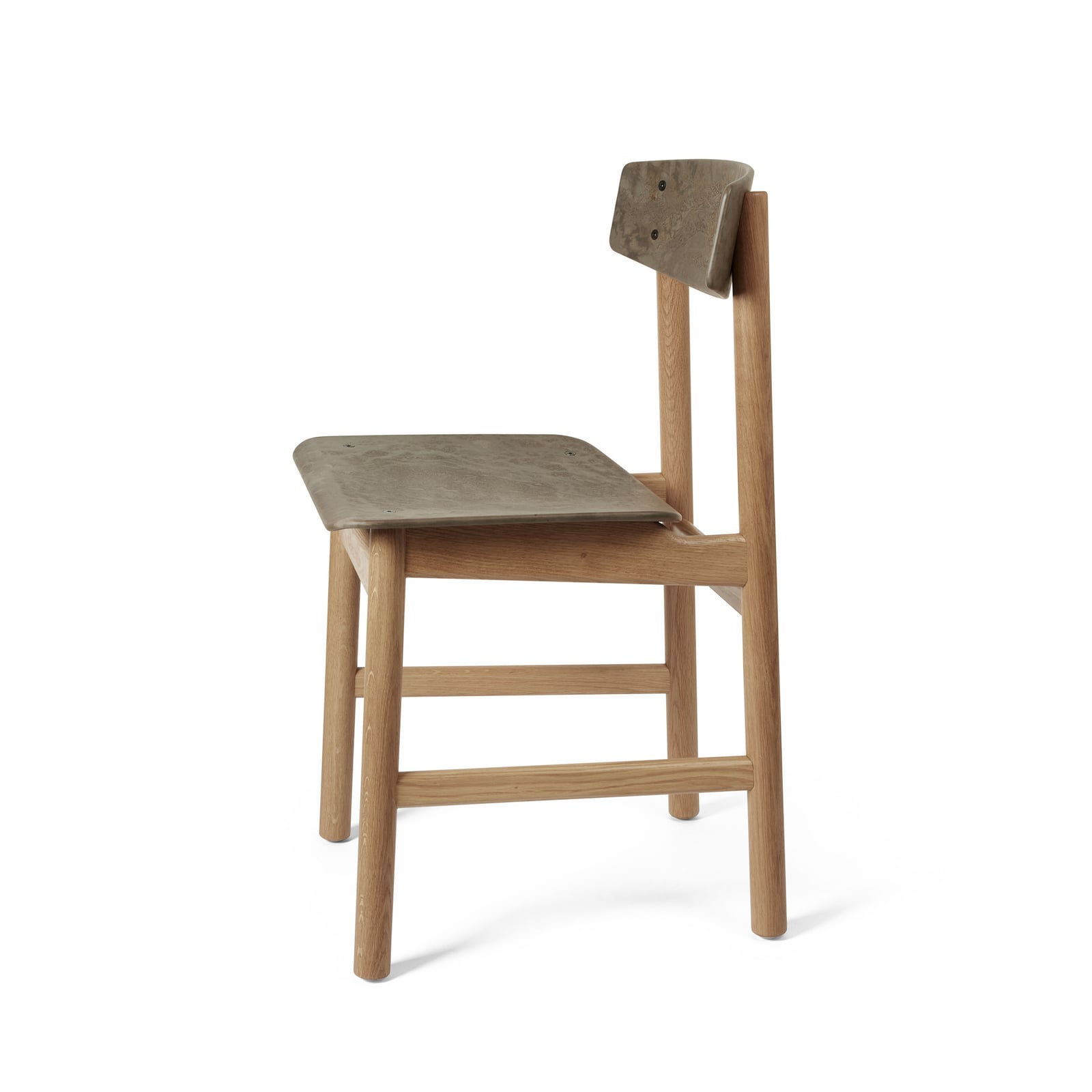 Chaise Conscious 3162, noire, hêtre, hauteur 78,5 cm - Mater