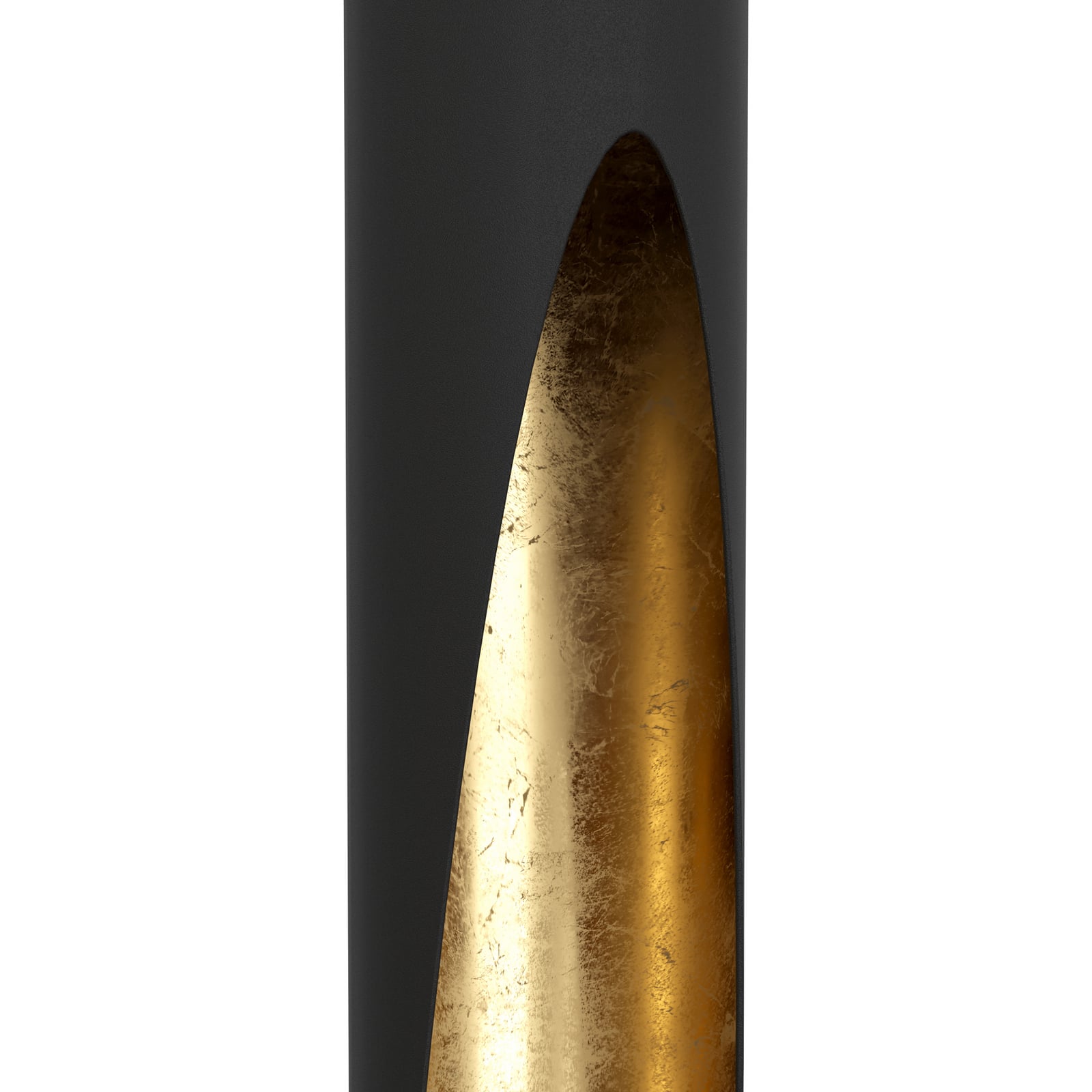 Żyrandol LED Barbotto, czarny/złoty, 4-pkt.