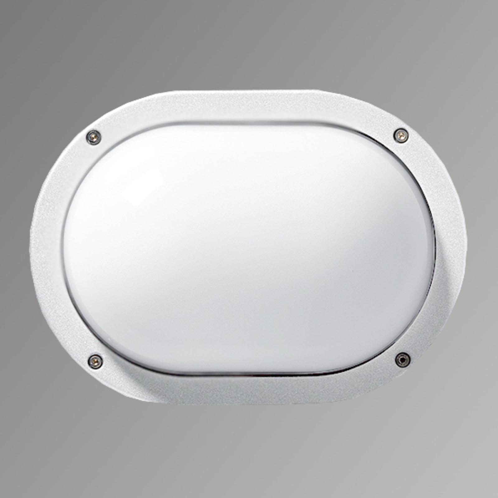Performance Lighting Praktisk EKO udendørs væglampe i hvid - væglampe udendørs - moderne udendørslampe hvid - Aluminium, Glas