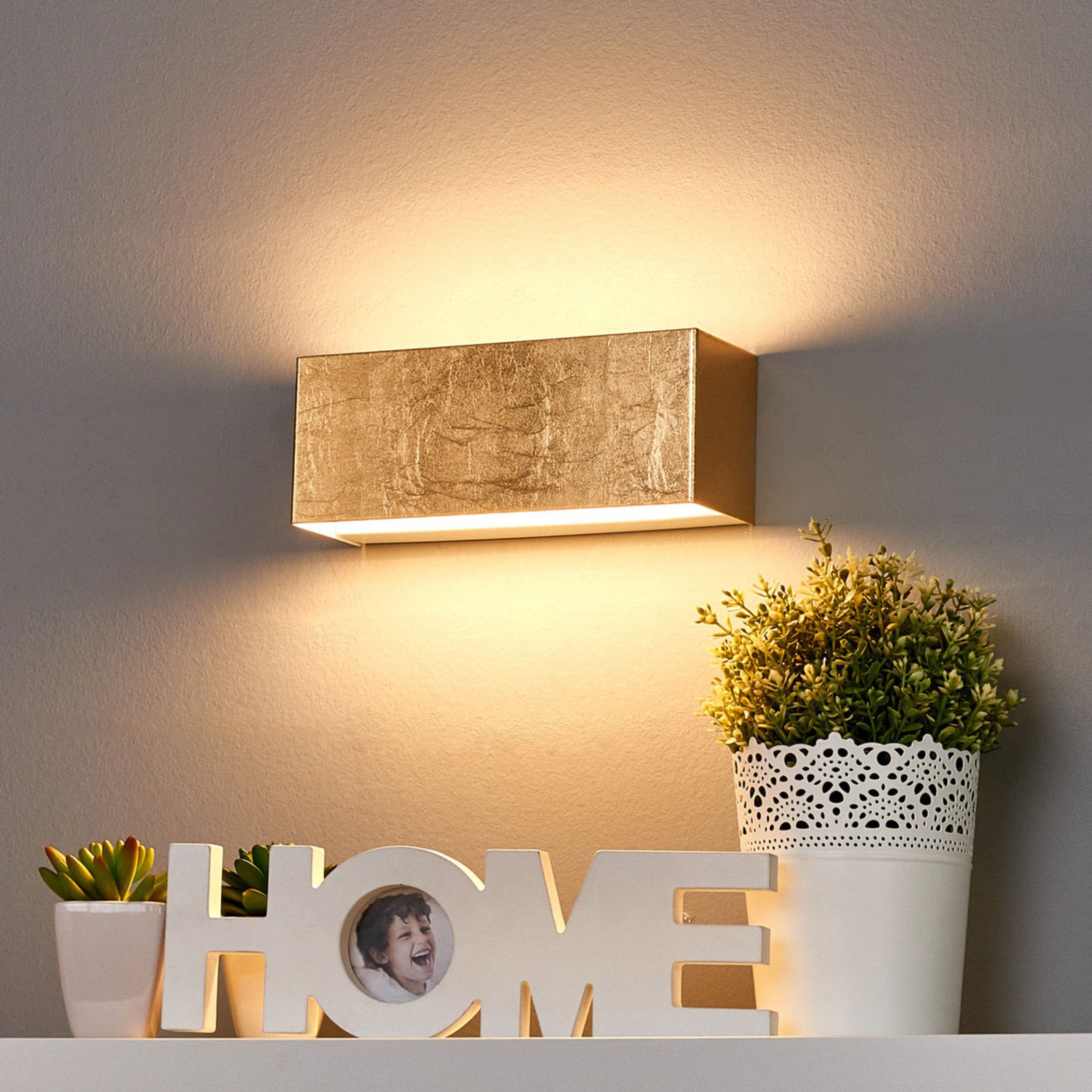 Quentin Applique Murale Gold  Lindby