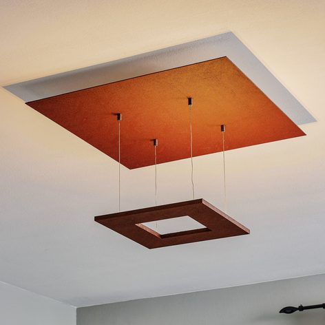 Escale Zen - LED-Deckenleuchte, 60 cm, rost