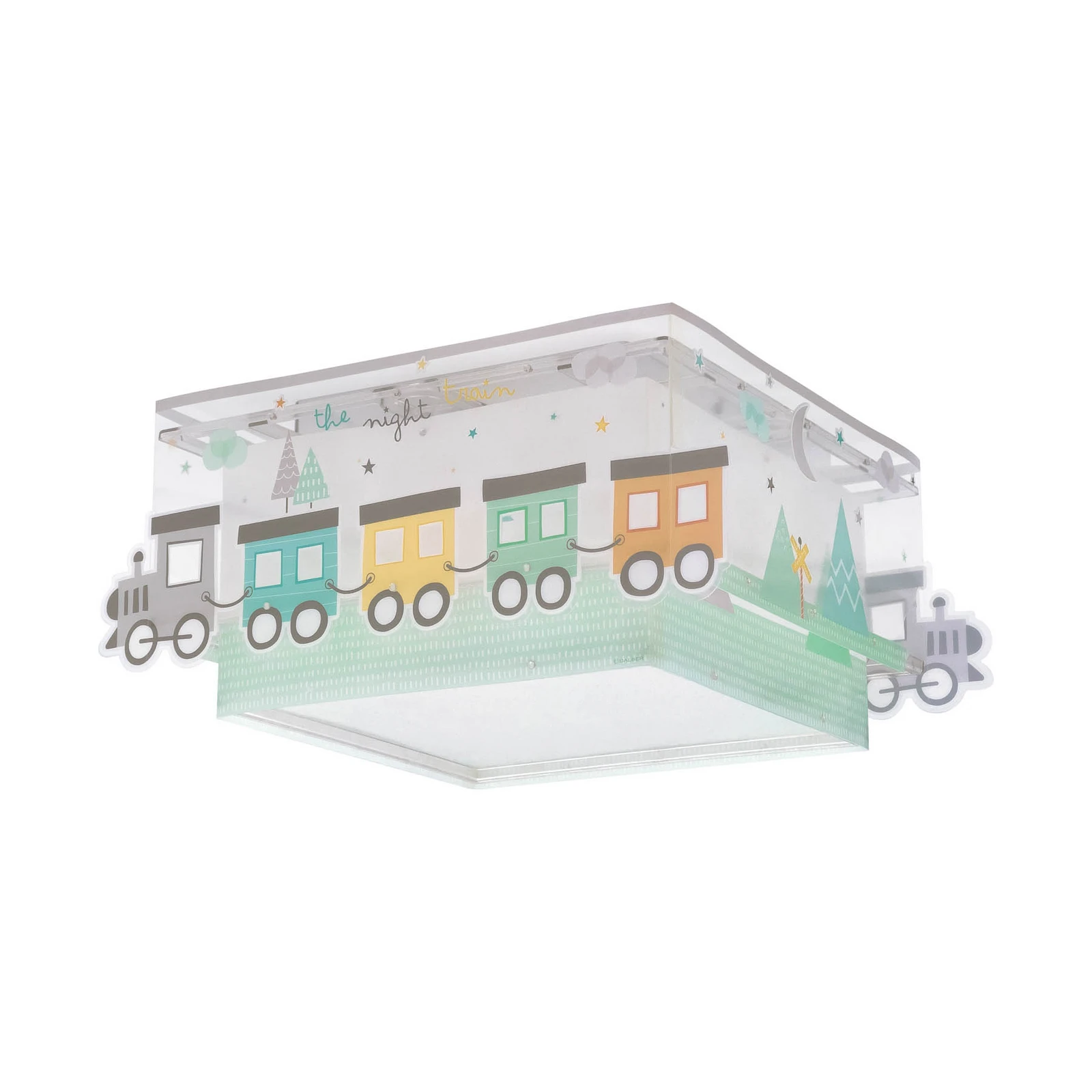 Dalber plafondlamp NIGHT TRAIN, grijs/blauw