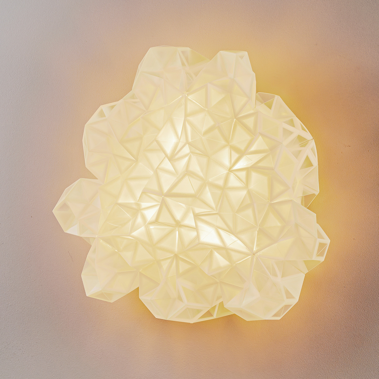 Slamp Drusa – dizajnérske nástenné svietidlo biele
