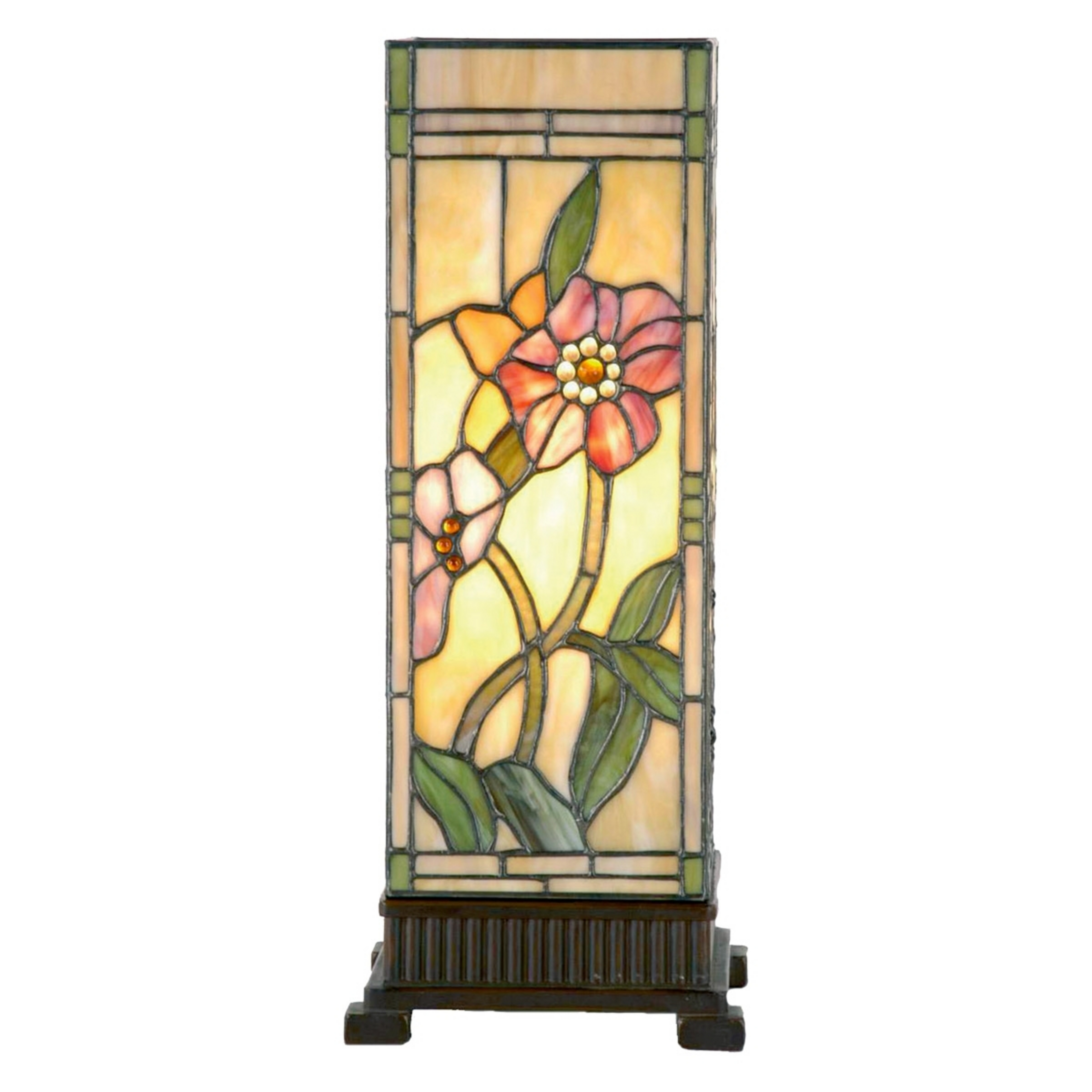 Magnifica lanterna Shirley in stile Tiffany