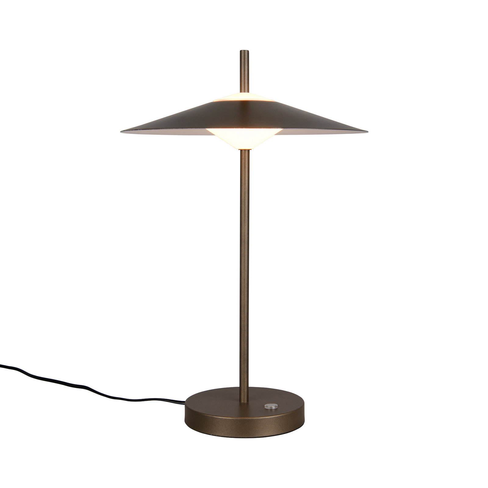 LED galda lampa „Amalo“ platīna krāsā, augstums 46 cm, metāls, CCT LED galda lampa „Amalo“ platīna krāsā, augstums 46 cm, metāls, CCT