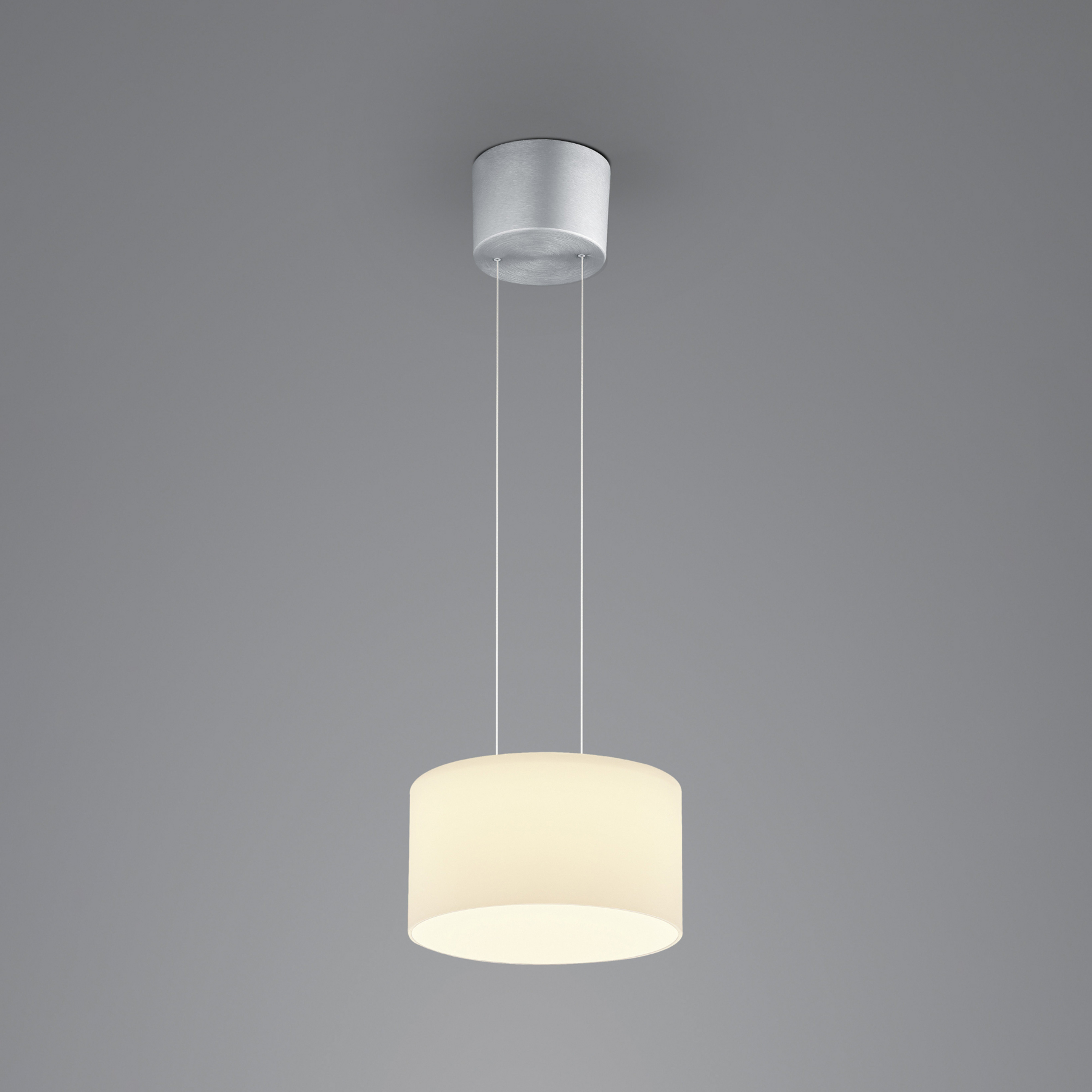 BANKAMP Grand Opal Pendel, 1fl, Ø 32 cm, aluminium
