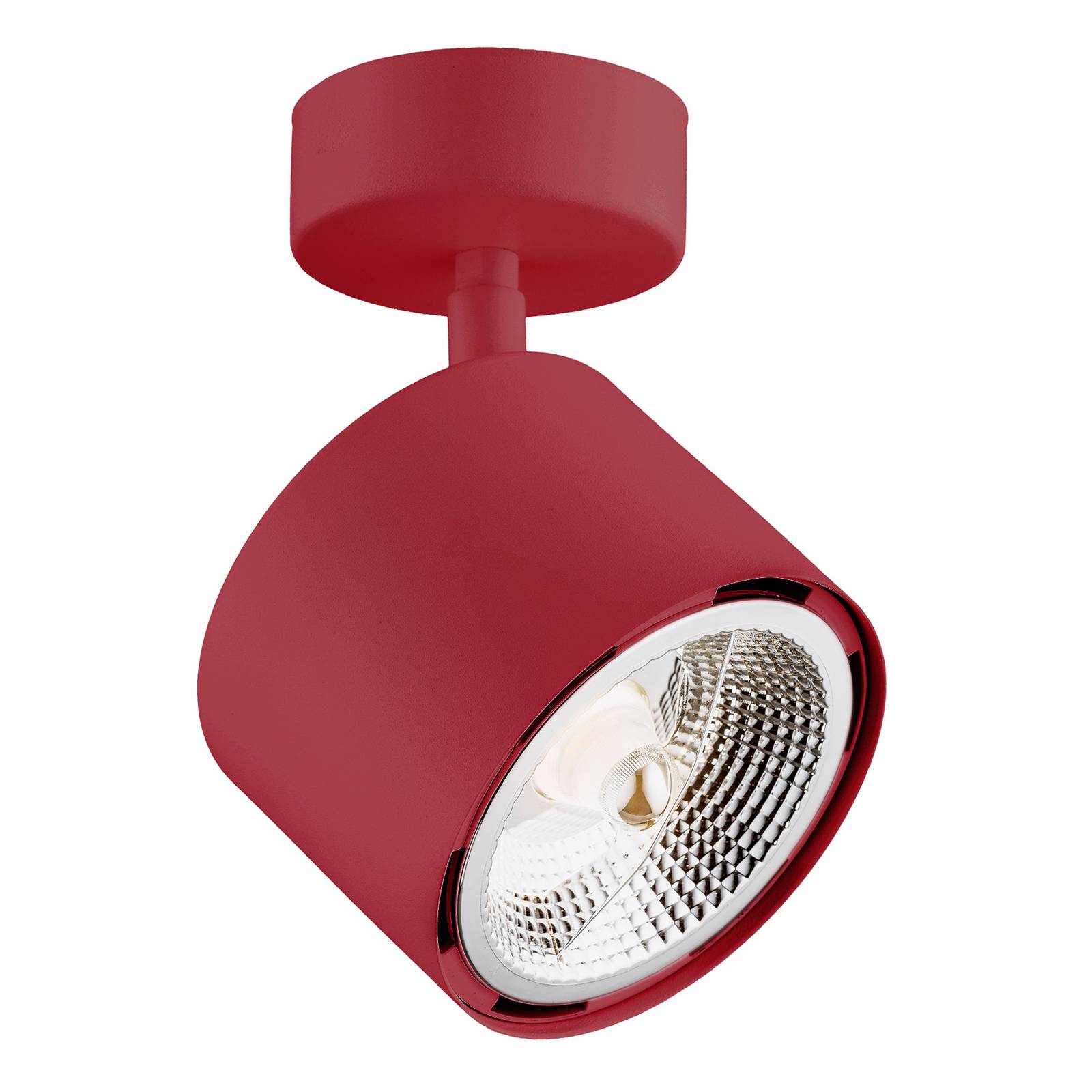 Image of Argon Spot soffitto Chloe regolabile 1 luce, rosso