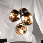 Tom Dixon LED chandelier Melt Chandelier, gold-coloured