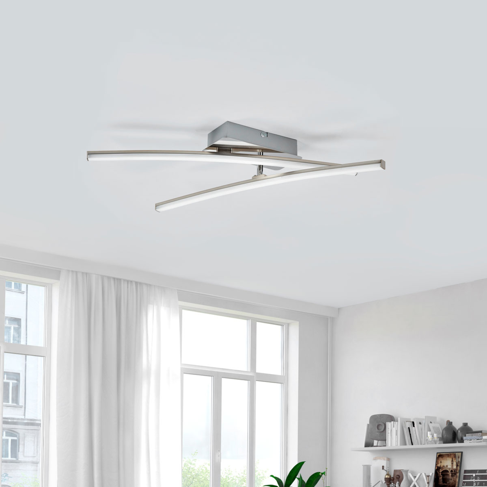 Simon - two-arm LED ceiling light