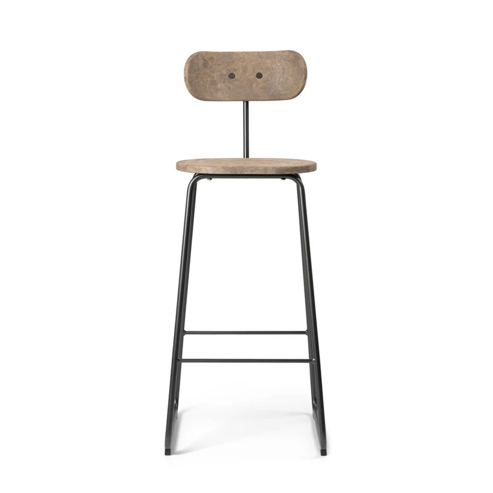 Scaun Earth cu spătar, bej, oțel, înălțime 99 cm - Mater Scaun Earth cu spătar, bej, oțel, înălțime 99 cm - Mater