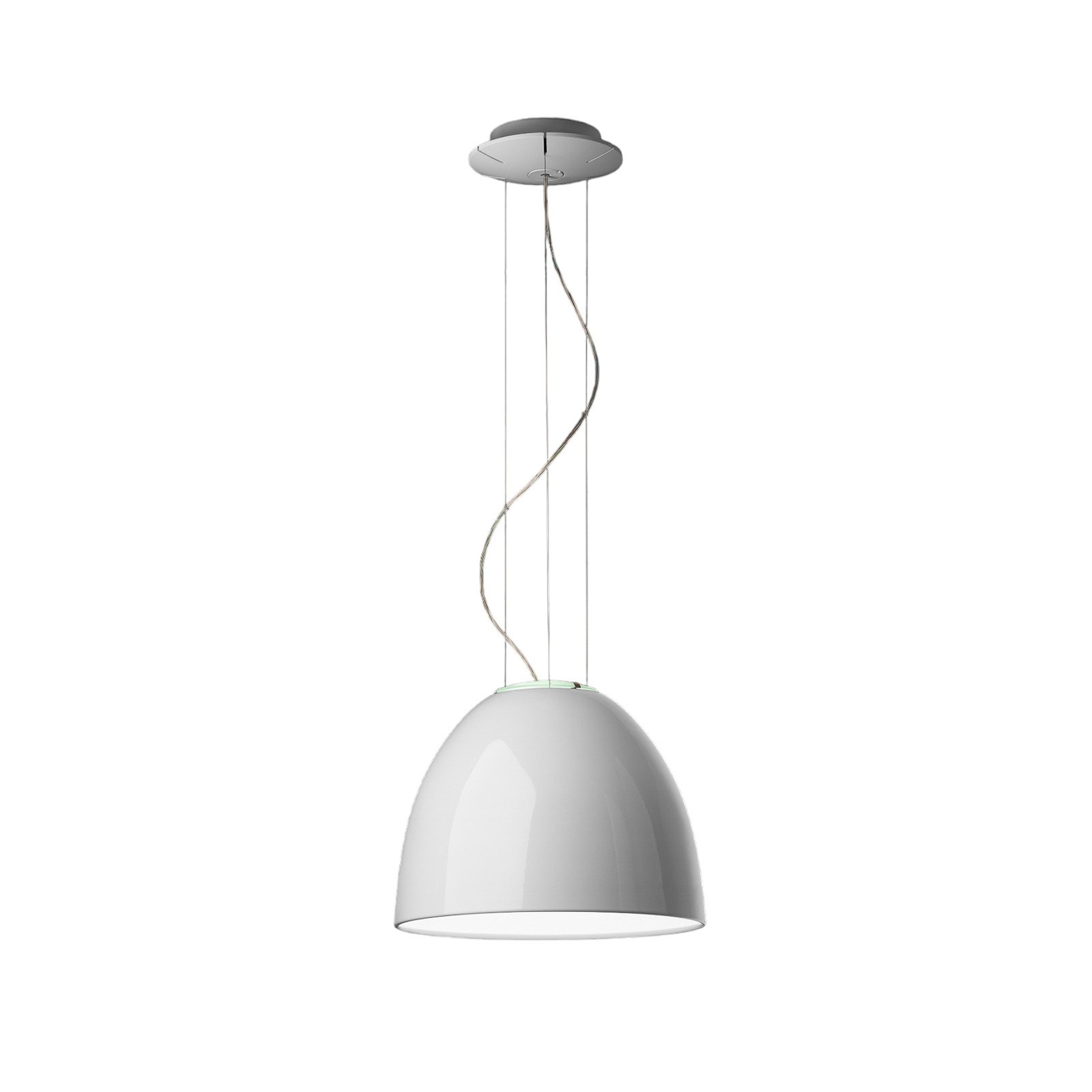 Nur Mini Gloss LED S Suspension Blanc - Artemide