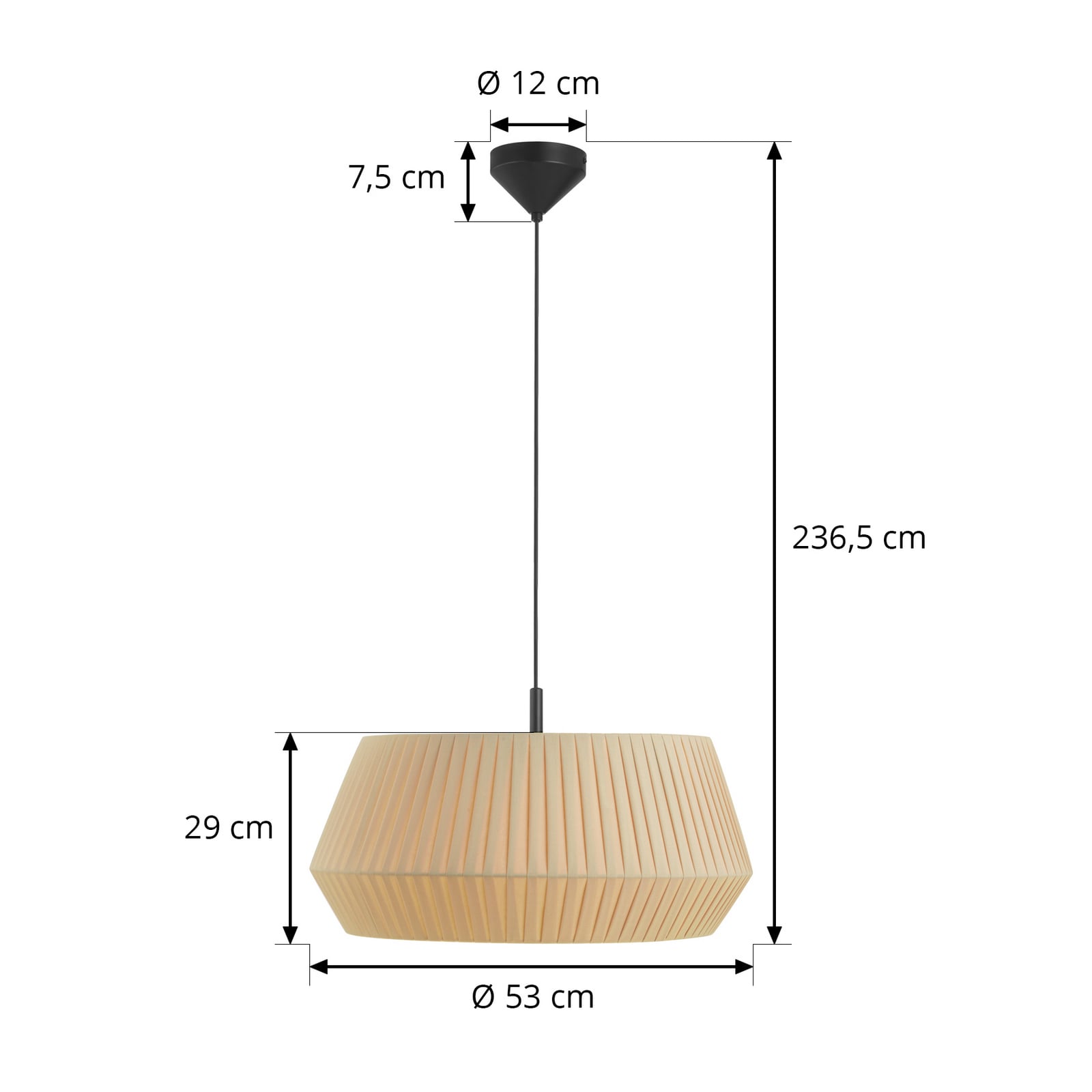 Dicte 53 Pendant Beige - Nordlux Dicte 53 Pendant Beige - Nordlux
