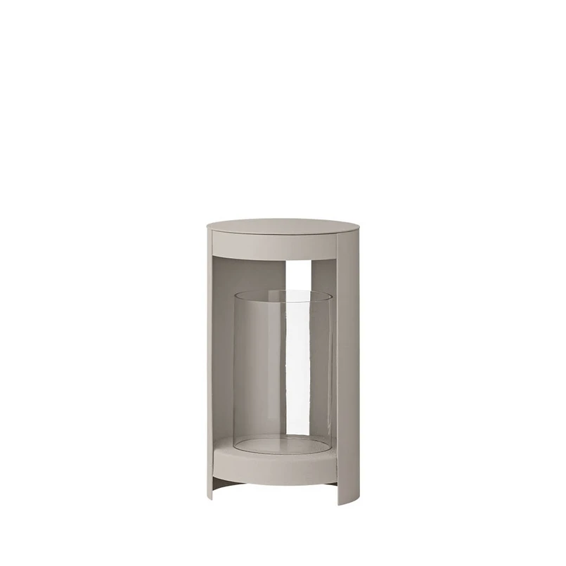 Produktfoto för AYTM - ORA lantern - Lykta - Taupe small - Ø15,5 x H28,2 cm