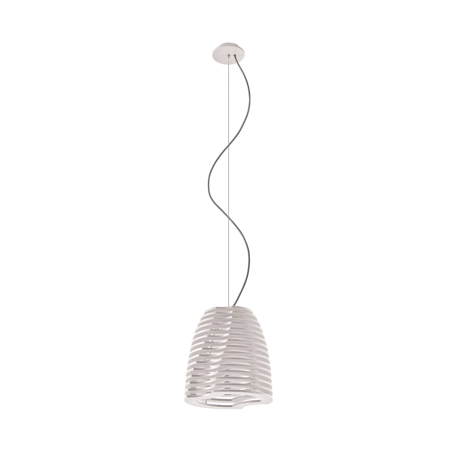 Eco-Light Twist pendellampe bøk hvit 150 cm