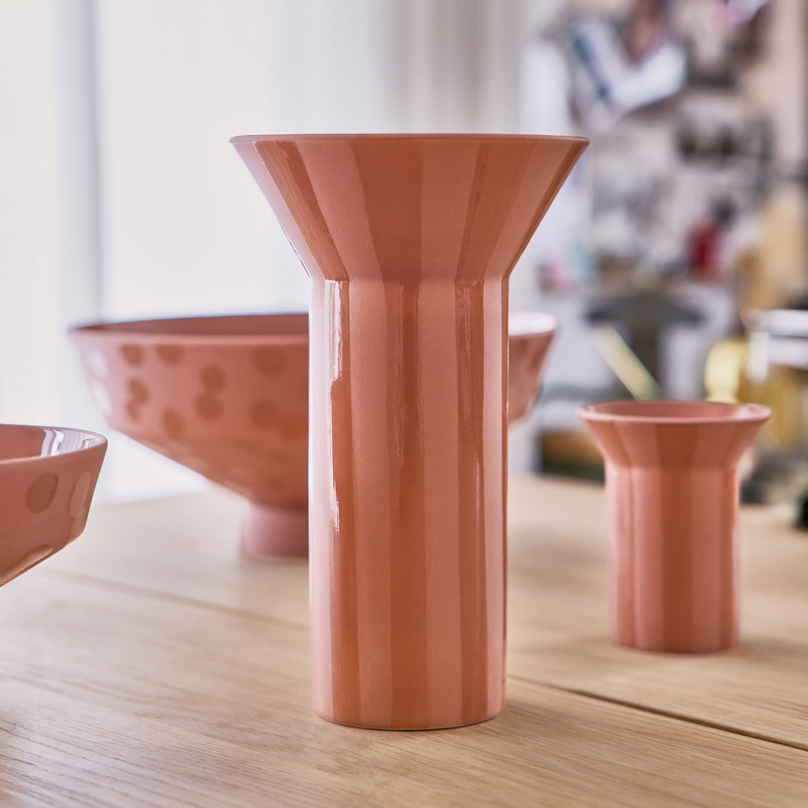 Jarrão Luonto, 25 cm, terracota, cerâmica - OYOY Living Design