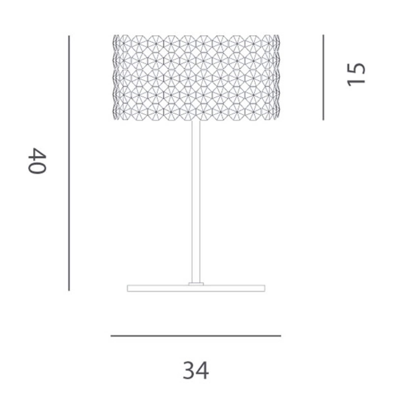 Κομψό κρυστάλλινο επιτραπέζιο φωτιστικό BACCARAT διαφανές