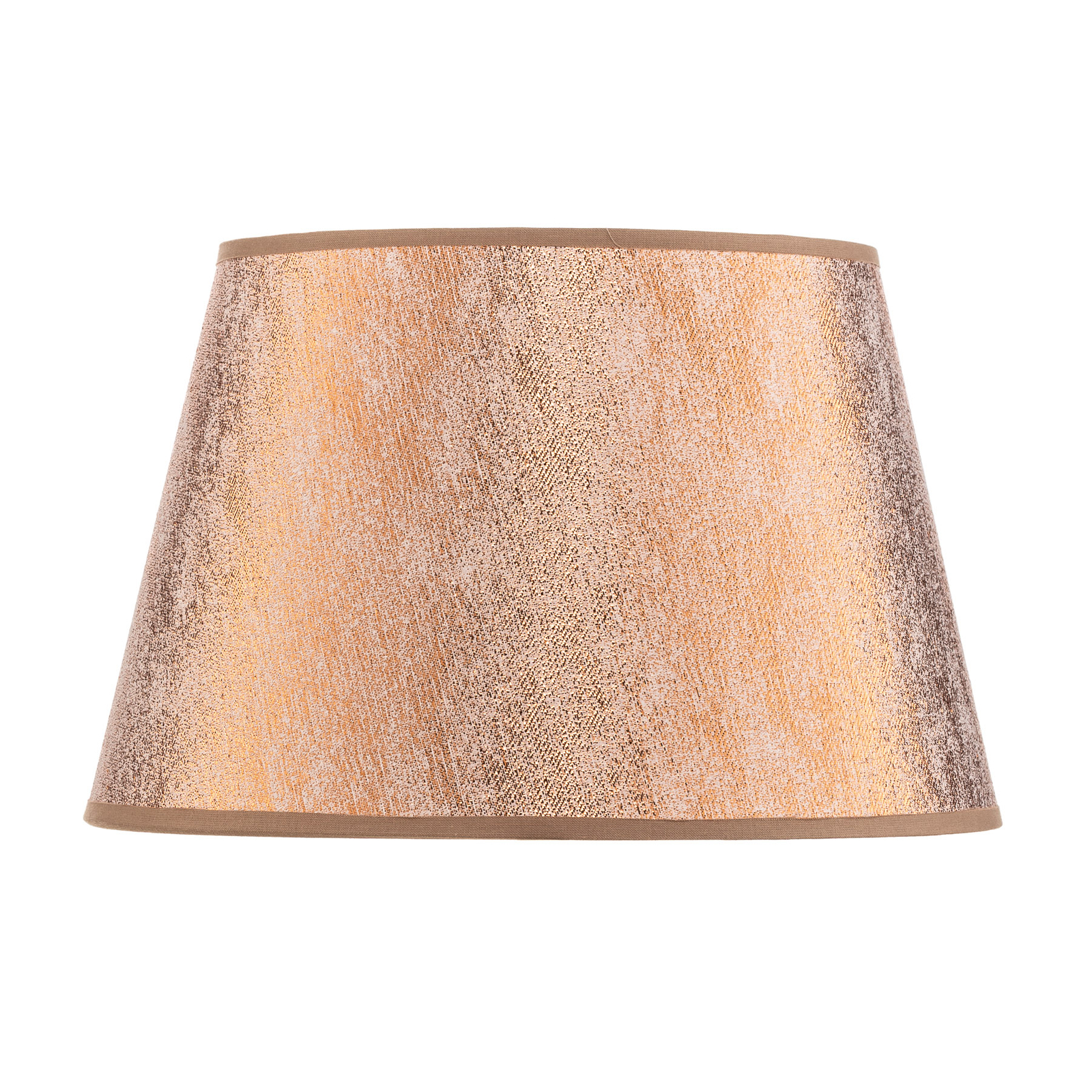 Cone lampshade height 18 cm, copper-metallised